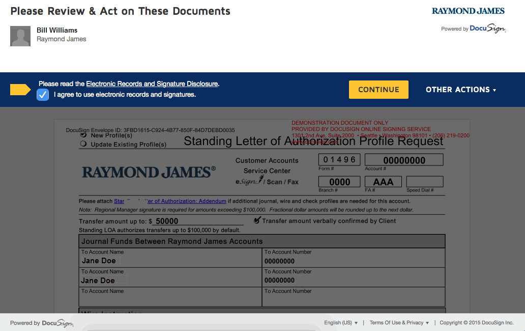 Review and Sign